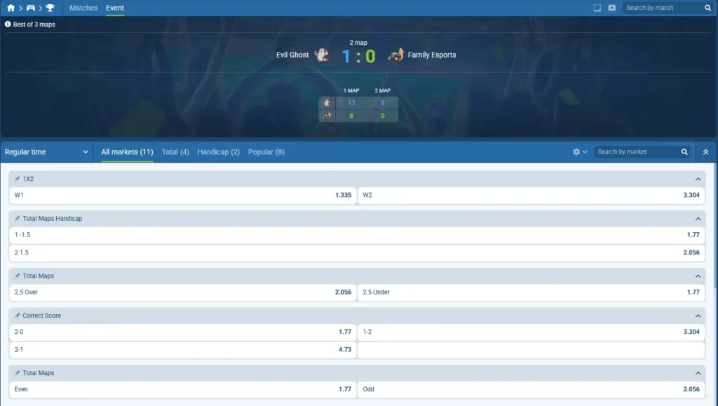 CS 2 Live Betting
