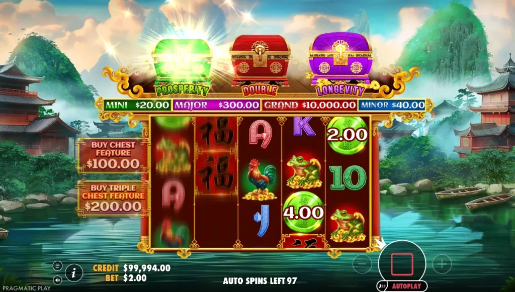 Chests of Cai Shen Interface