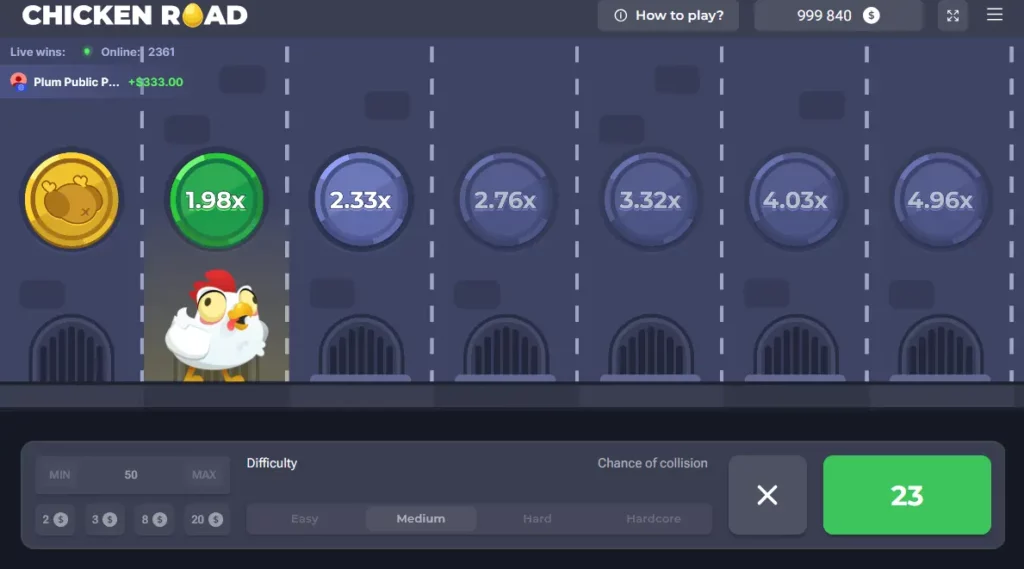 Chicken Road Medium Level