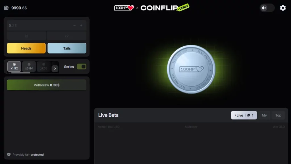 Coinflip Interface