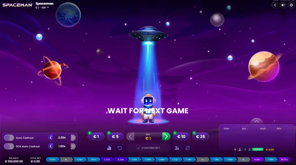 Spacemen Wait for next game