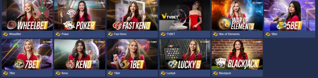 TV Games at 1xBet